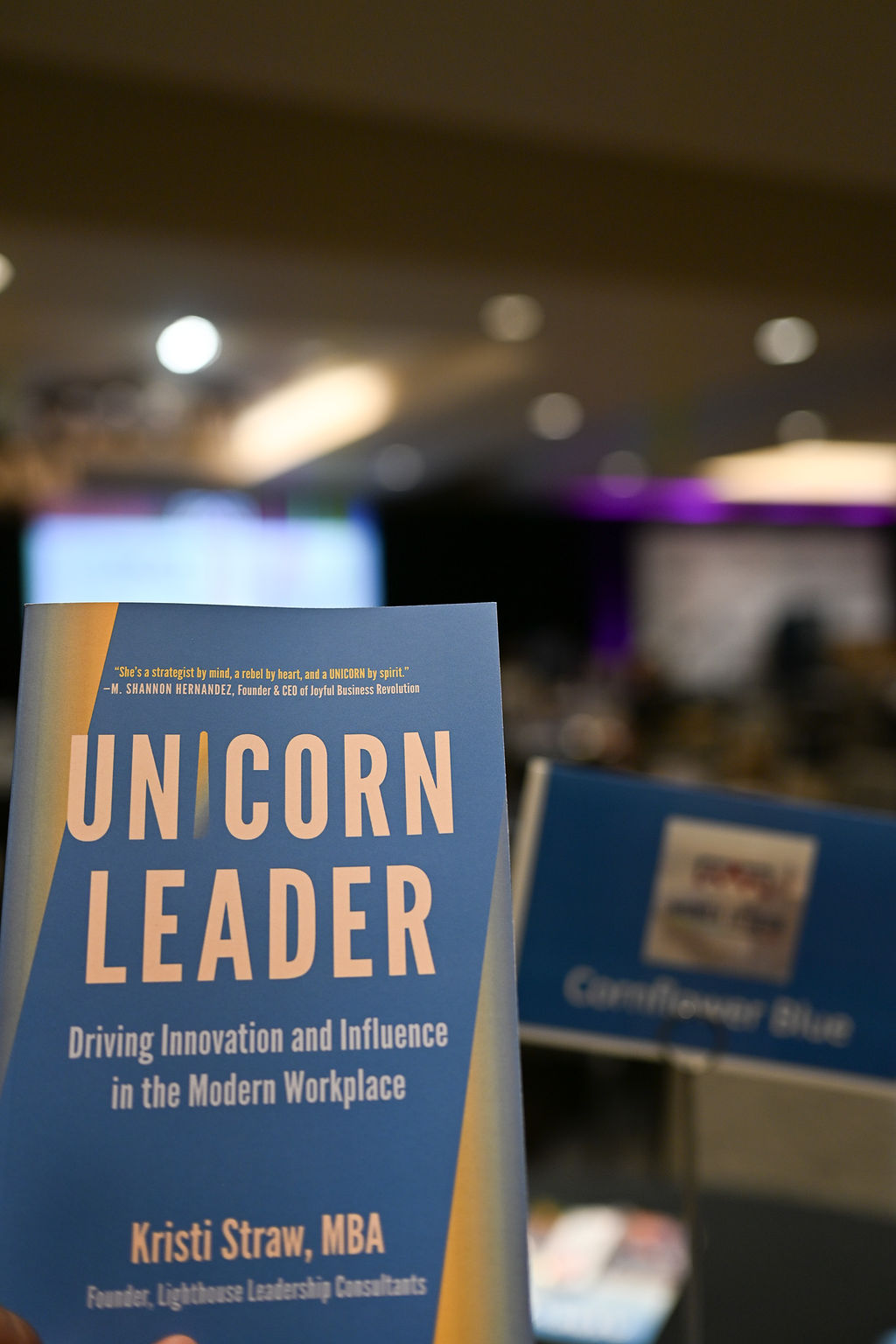 Close-up of UNICORN Leader at the NC TECH Summit for Women in Tech